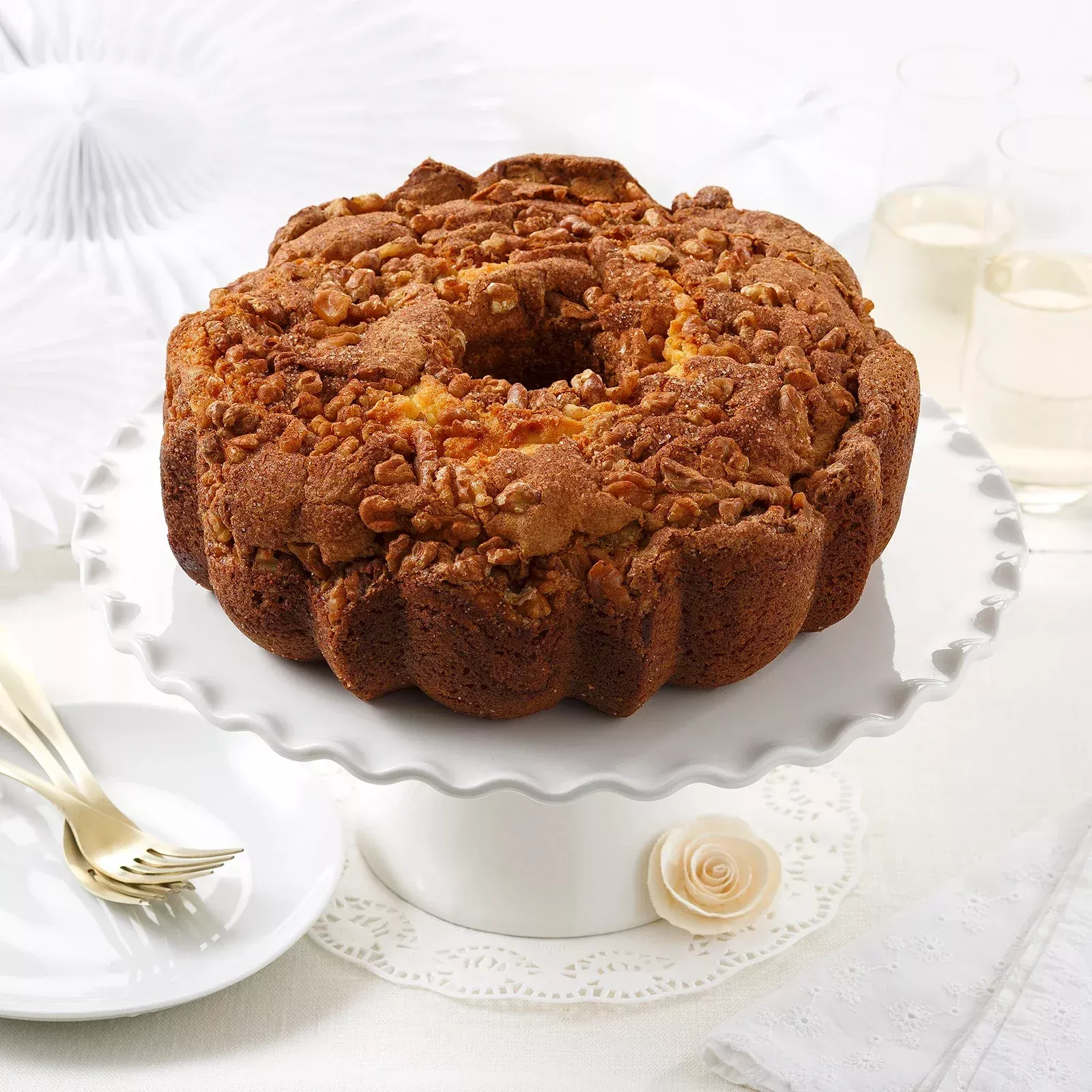 10" Cinnamon Walnut Coffee Cake