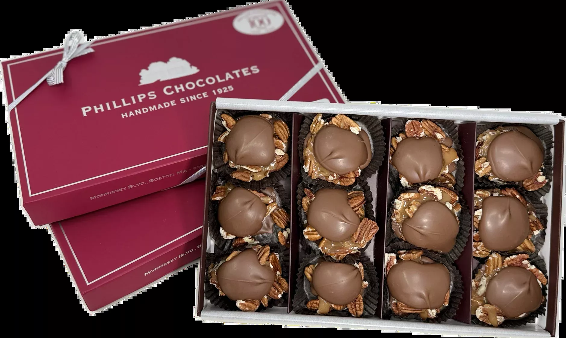 12 pc -Milk Chocolate Pecan Turtles