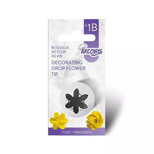 #1B | Piping Tip | Drop Flower