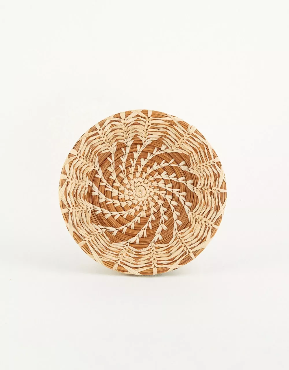 2.5" Miniature Pine Needle Basket