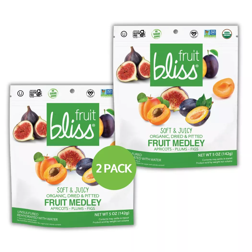 2-Pack Fruit Bliss Organic Fruit Medley (5 oz. each)