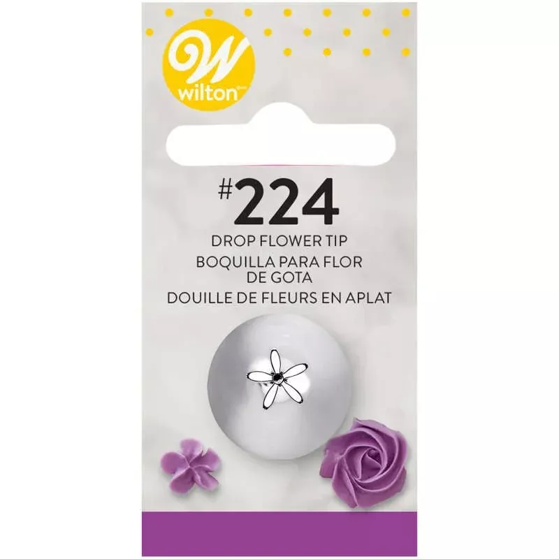 #224 | Piping Tip | Drop Flower
