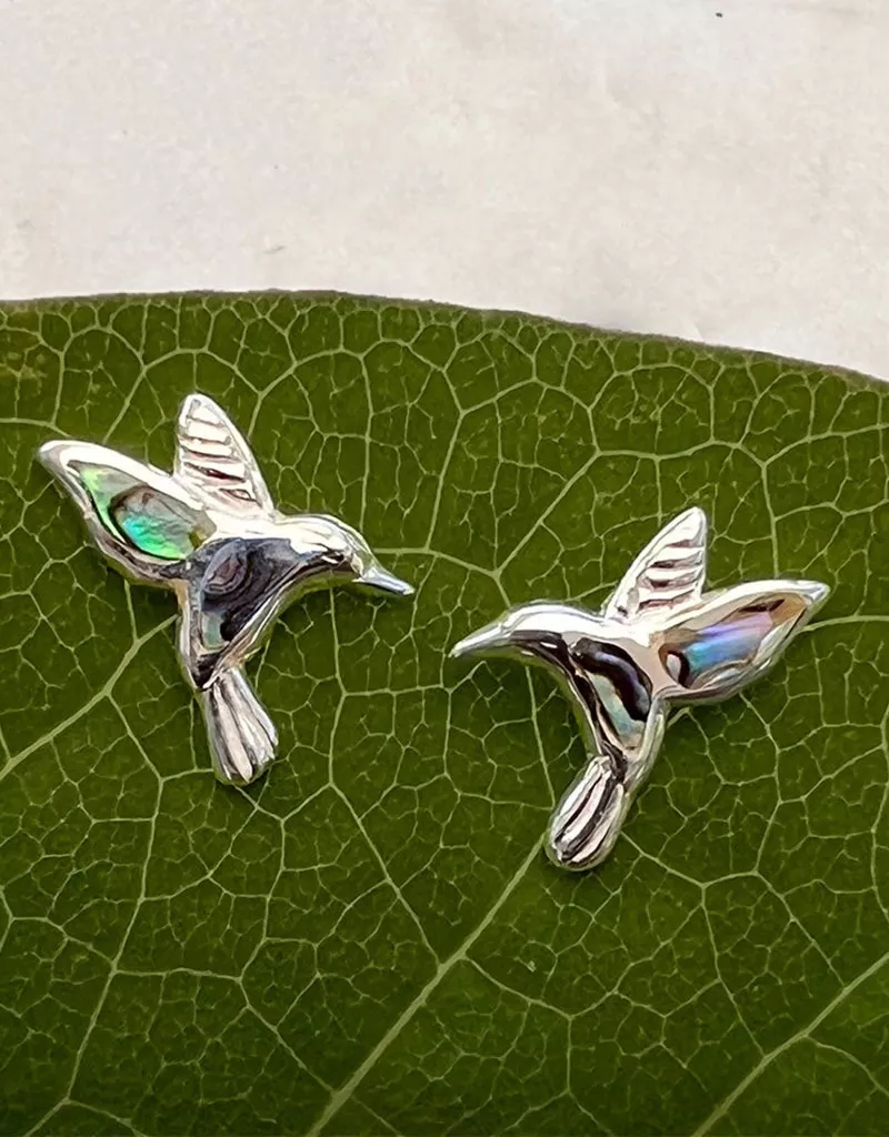Abalone Hummingbird Necklace