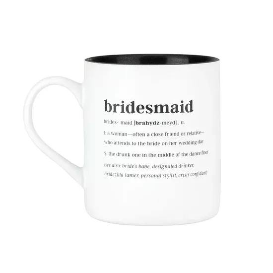 About Face Designs | Bridesmaid Mug