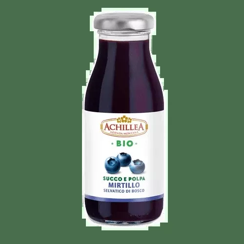 ACHILLEA Organic Blueberry Juice & Pulp - 200ml (6.8fl. oz)