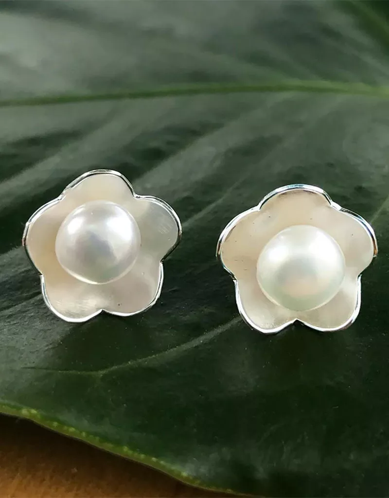 Acorn Pearl Earrings