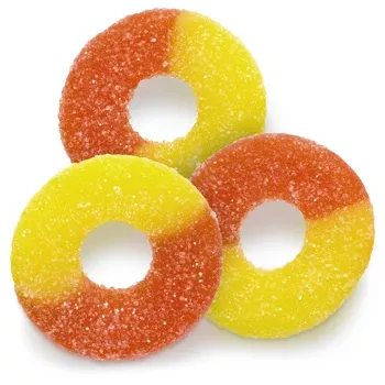Albanese Peach Rings Bulk 4.5 LB