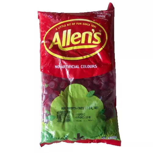 Allen’s Ripe Raspberries 1.3kg