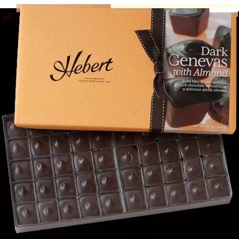 Almond Genevas: Dark Chocolate (1lb)