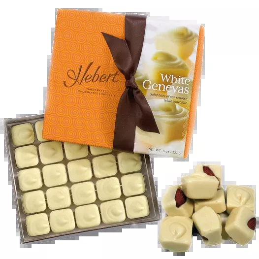 Almond Genevas: White Chocolate (1 /2lb)