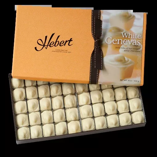Almond Genevas: White Chocolate (1lb)