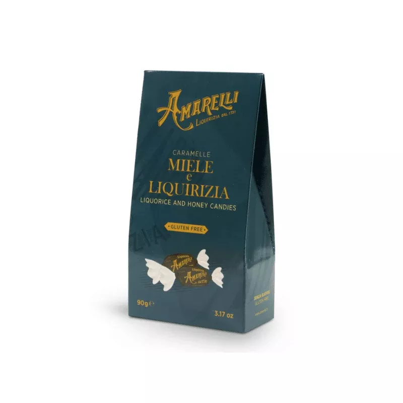 Amarelli #49 Honey and Licorice Candy, 90 grams (3.2 oz)