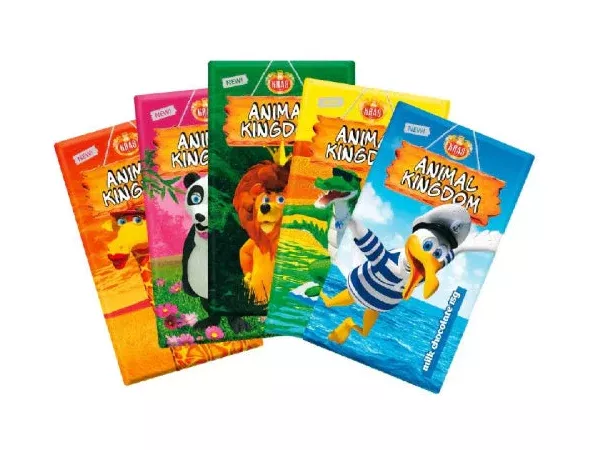 Animal Kingdom Milk Chocolate with Sticker - 5 PACK (5 x 15 g)