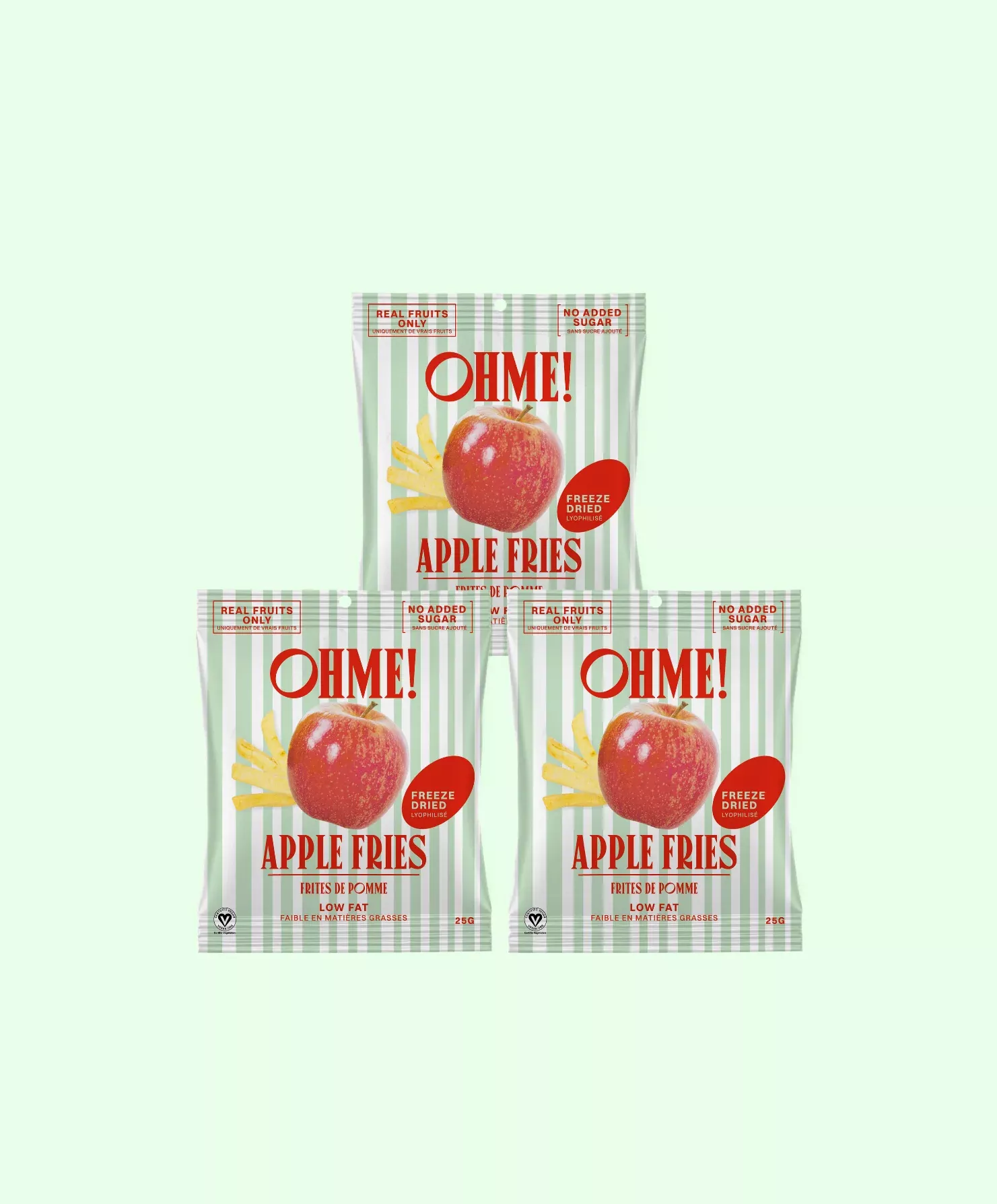 Apple Fries Snack Size (Pack of 3)