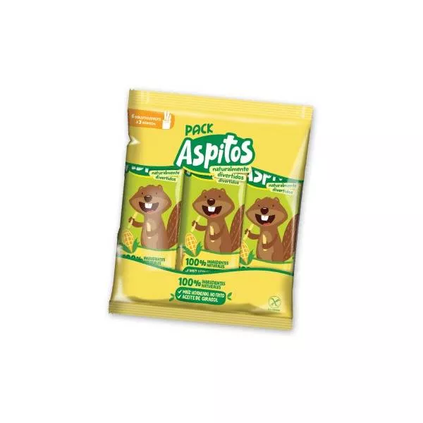 Aspitos Edible Sticks, Baked corn (Spain)