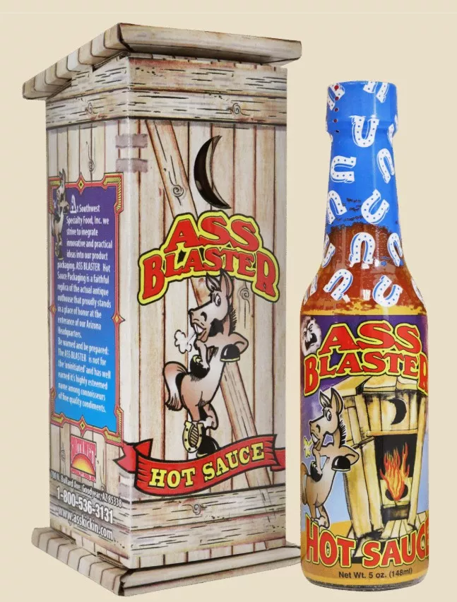 Ass Blaster Hot Sauce with Outhouse