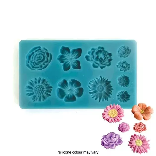 Assorted Flowers | Silicone Mould