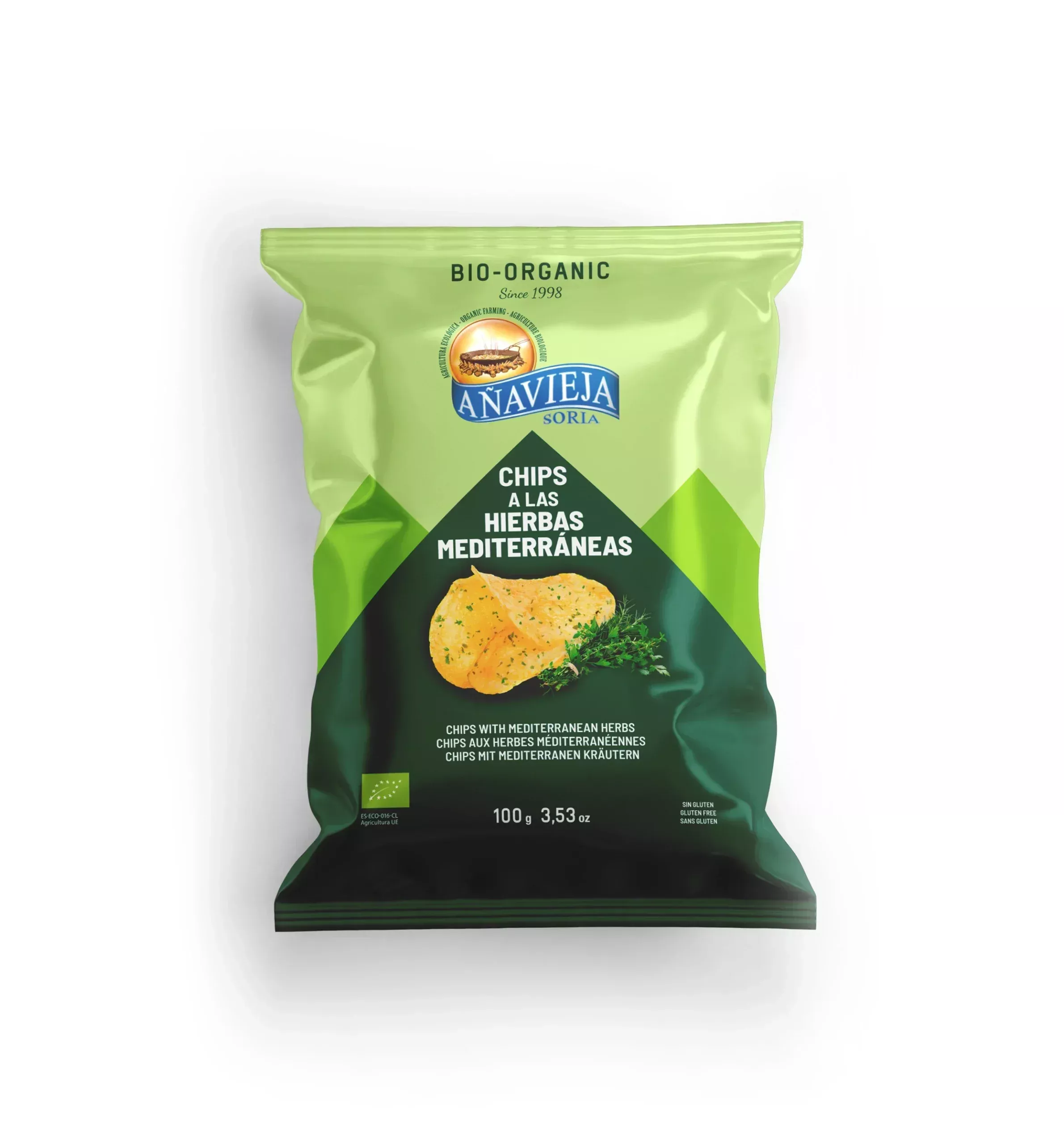 Añavieja Potato Chips, Mediteranean herbs (Spain)