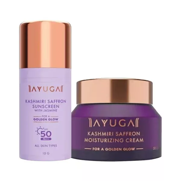 Ayuga Sun Defense & Glow Duo - Cream With Mini Sunscreen - combo