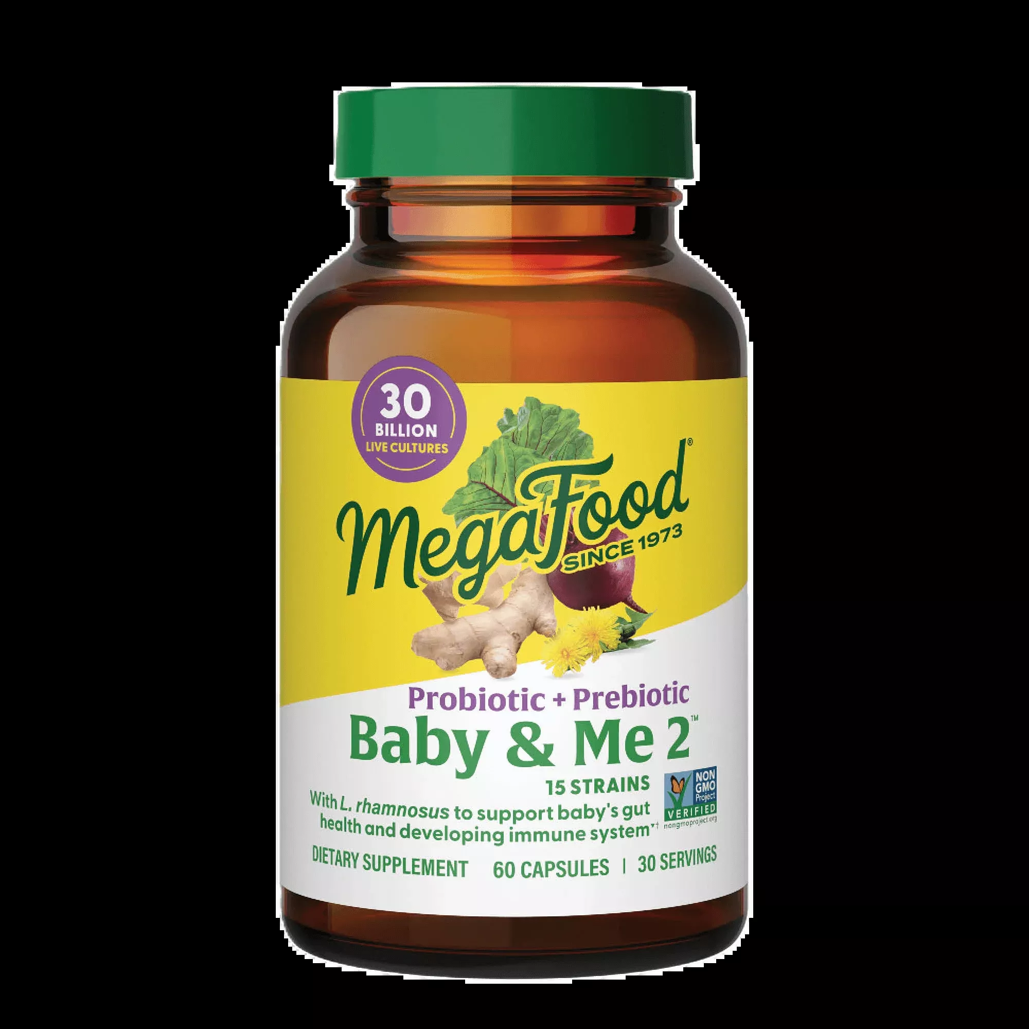 Baby & Me 2™ Prenatal Probiotic + Prebiotic