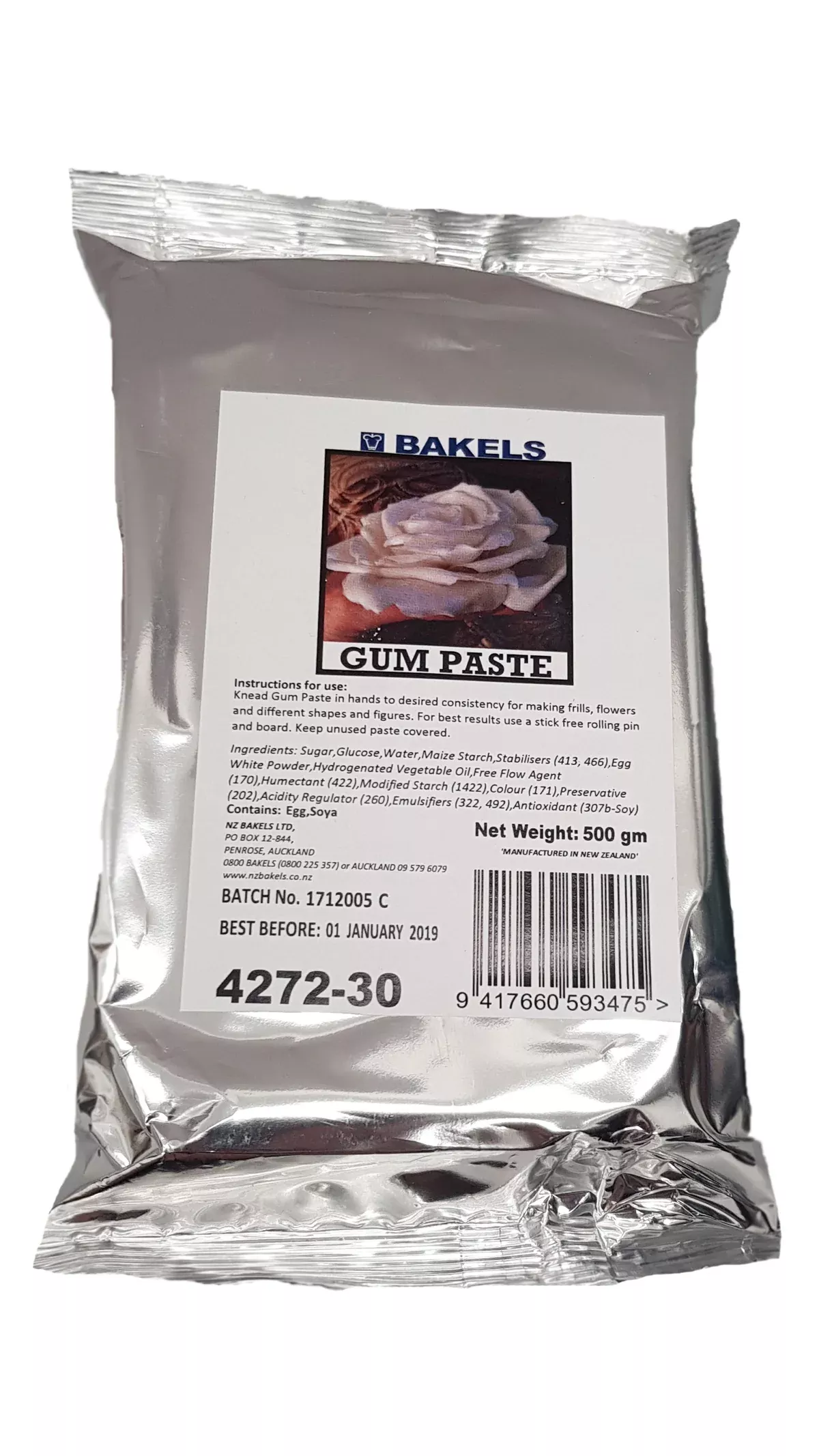 Bakels | Gumpaste | White | 500g