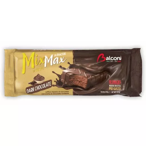 BALCONI Mix Max Dark Chocolate Cake Snacks - 10 count