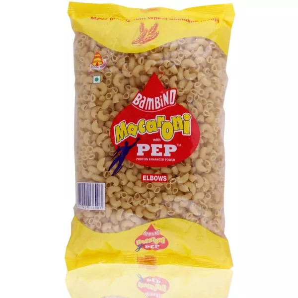 Bambino Pasta - Macaroni Pep, Vegetarian - 900 gm
