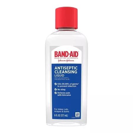Band-Aid Antiseptic Cleansing Liquid, 6 oz.