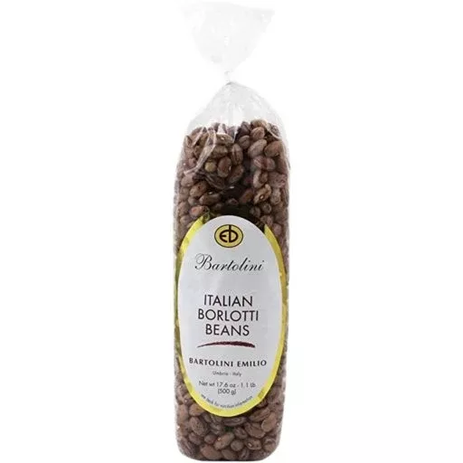 BARTOLINI Italian Borlotti Beans - 500g (1.1lb)