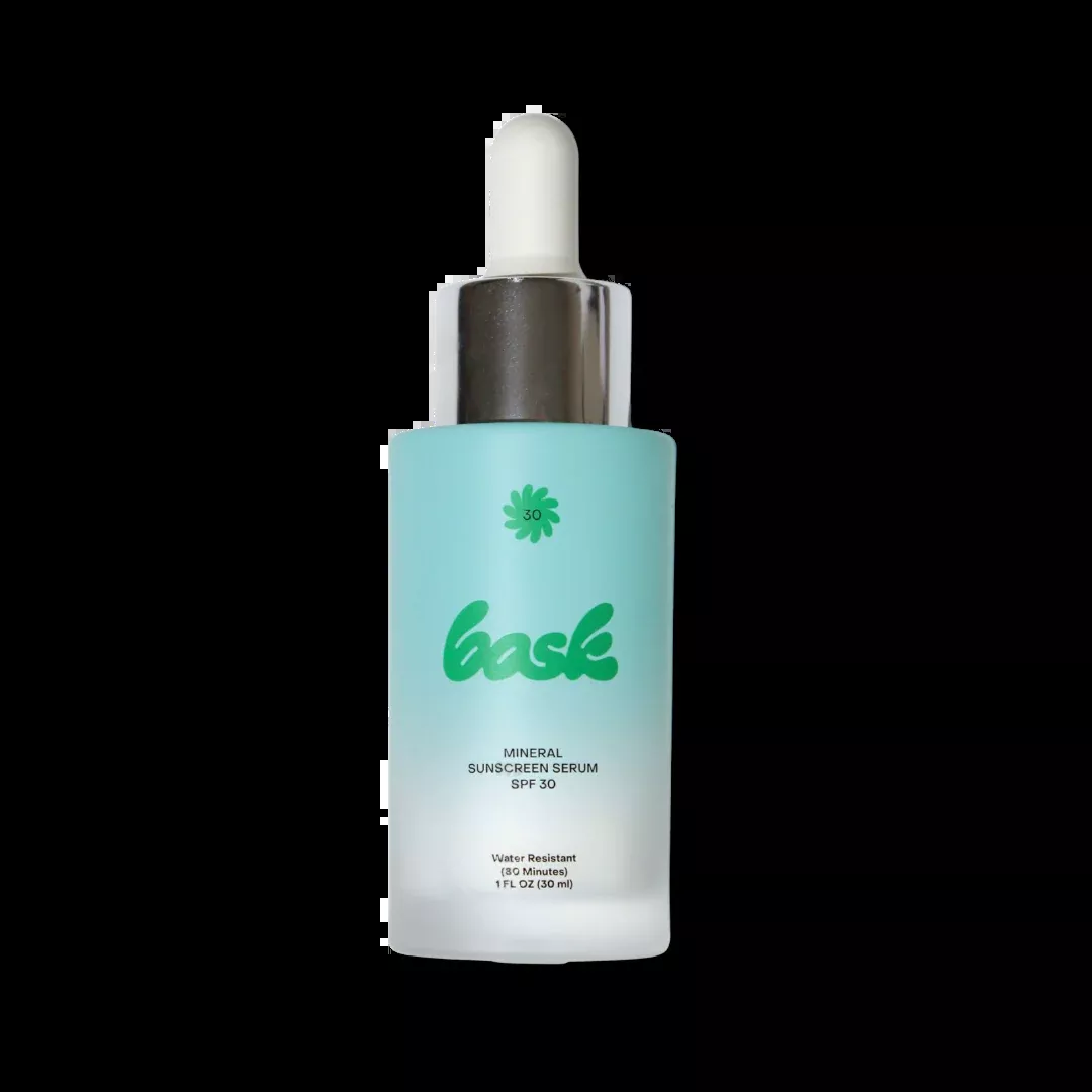 Bask Suncare Mineral Sunscreen Serum SPF 30, 1 oz.