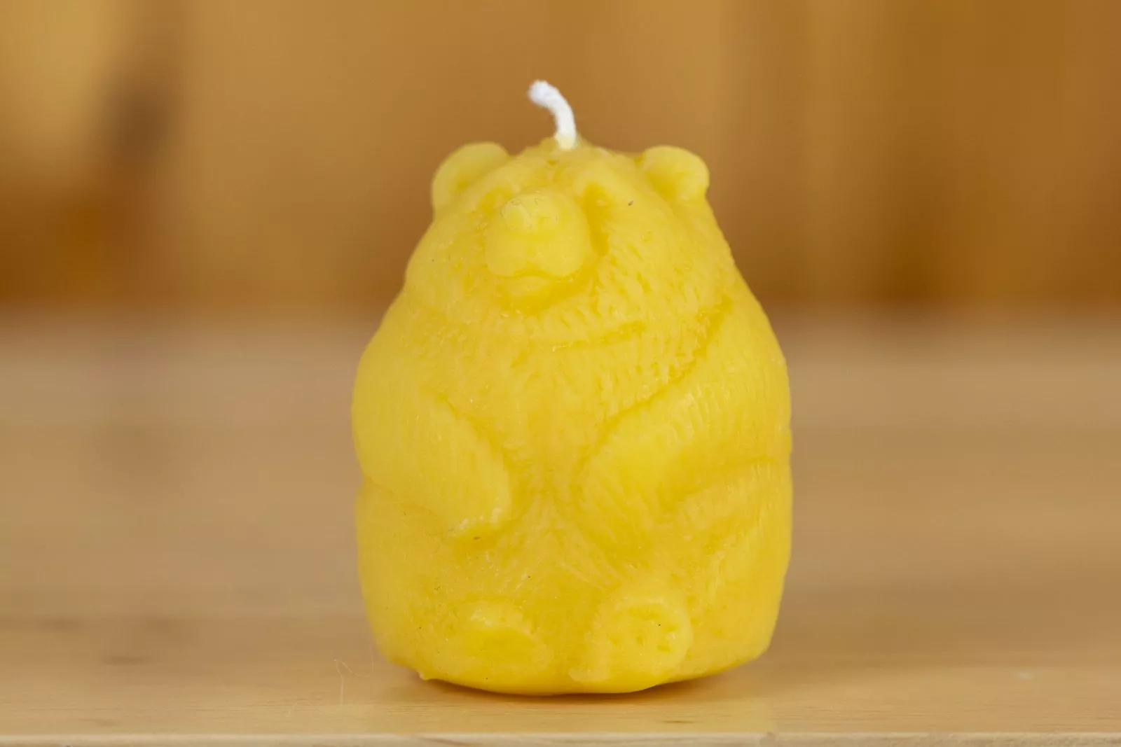Beeswax Grizzly Bear Candle