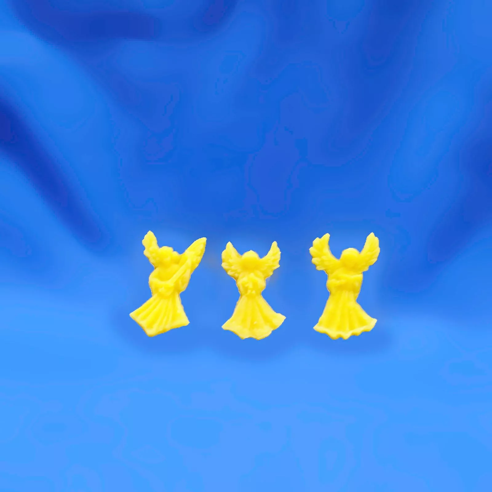 Beeswax Mini Angels Set of 3 Ornaments