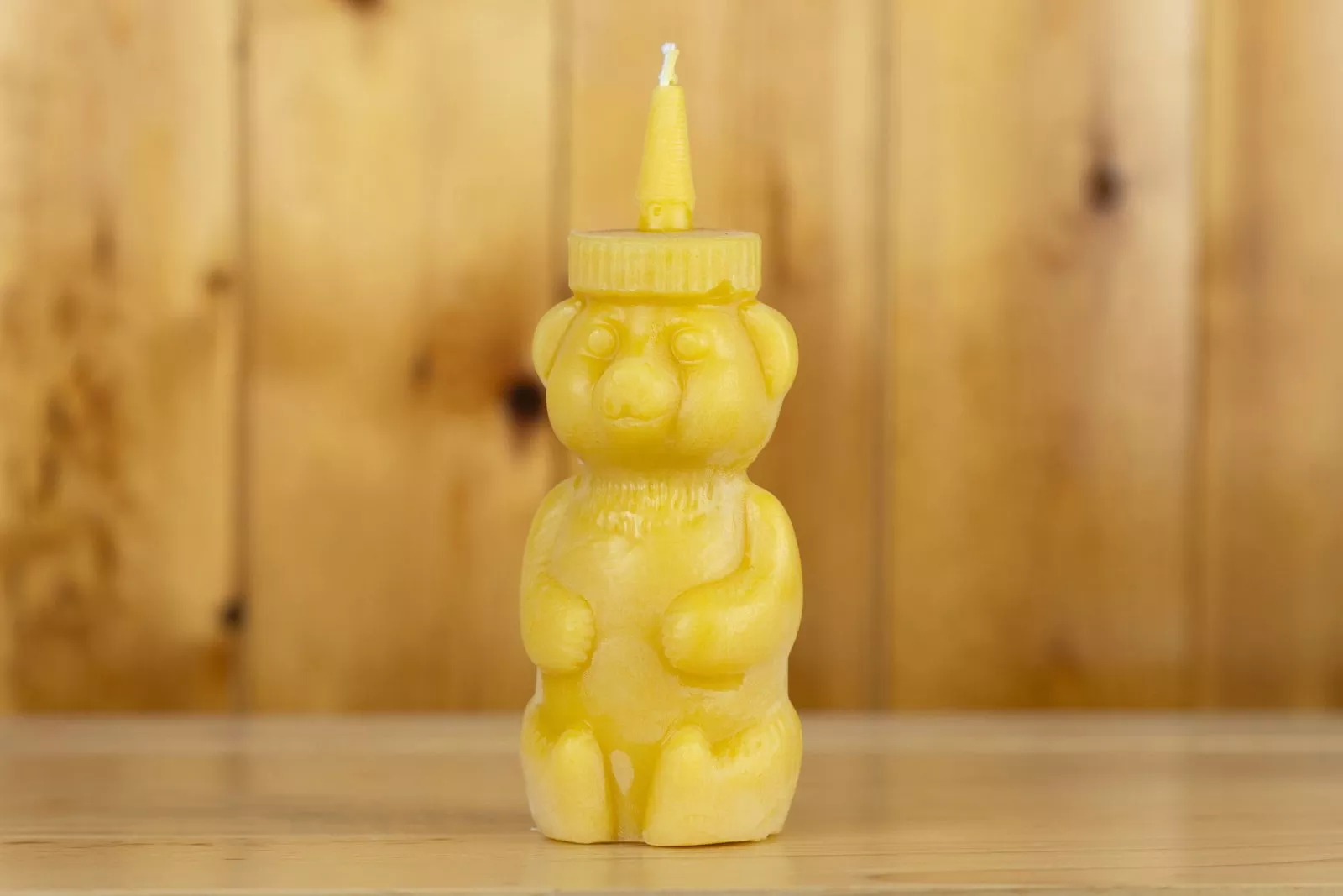 Beeswax Sitting Bear Candle