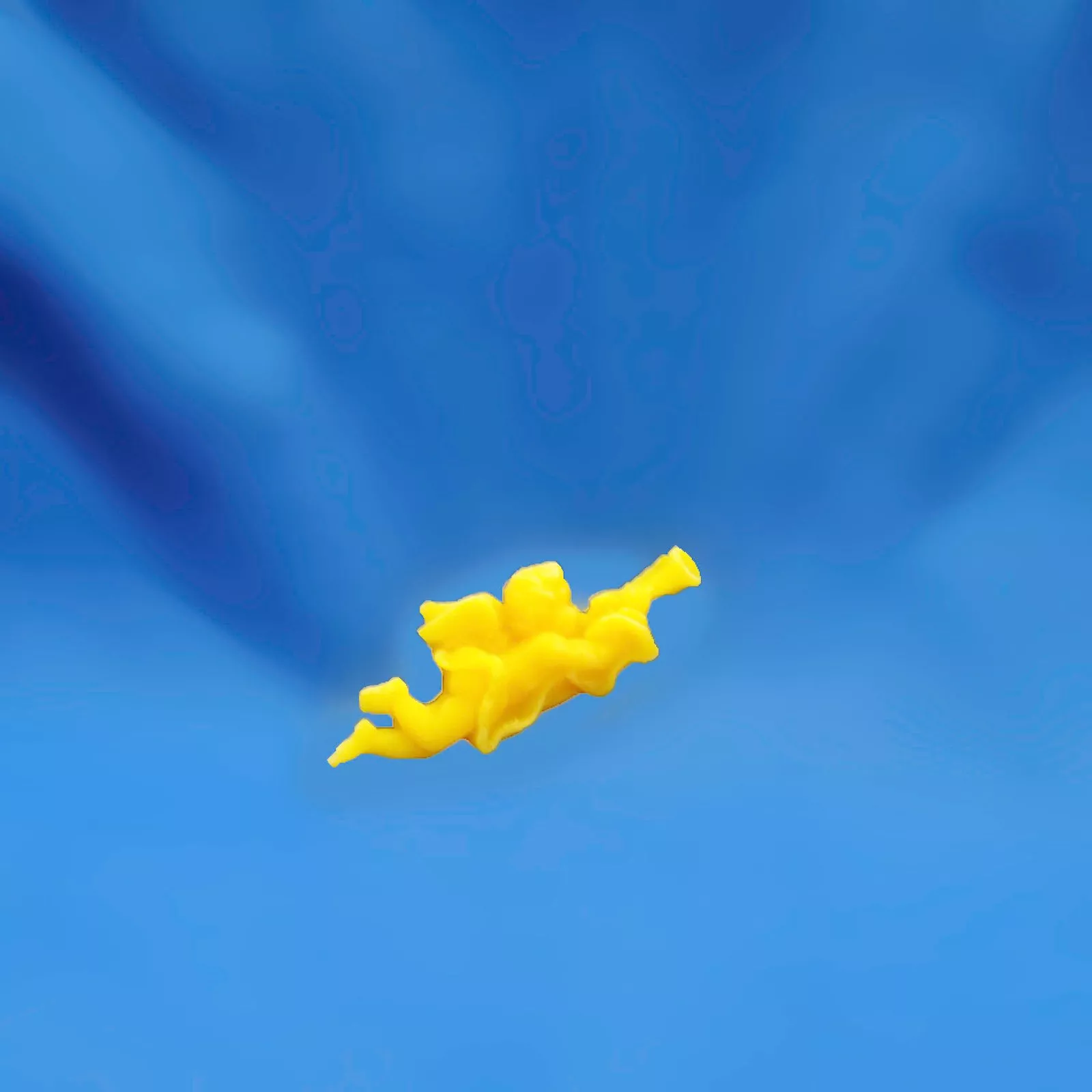 Beeswax Small Cherub Flying Angel Ornament