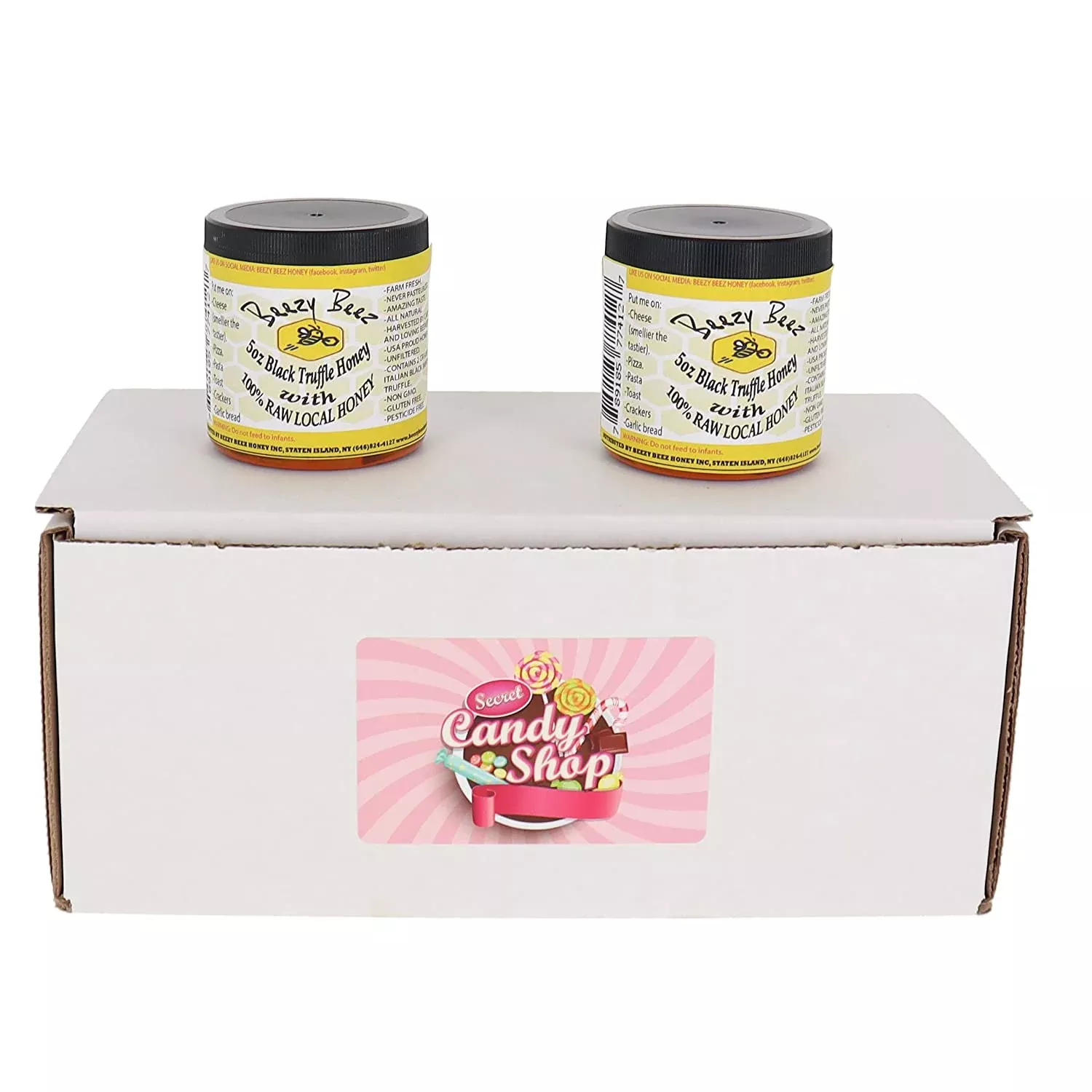 Beezy Beez Black Truffle Honey Raw Local Honey Bees (Pack of 2)