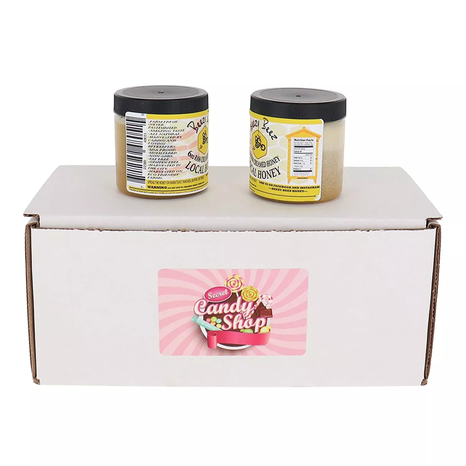 Beezy Beez Raw Creamed Honey Local Honey (Pack of 2)
