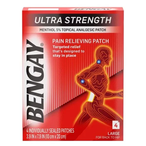 Bengay Ultra Strength Menthol Topical Pain Relief Patch