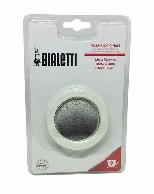 Bialetti Gaskets and Filter Set for 9-Cup