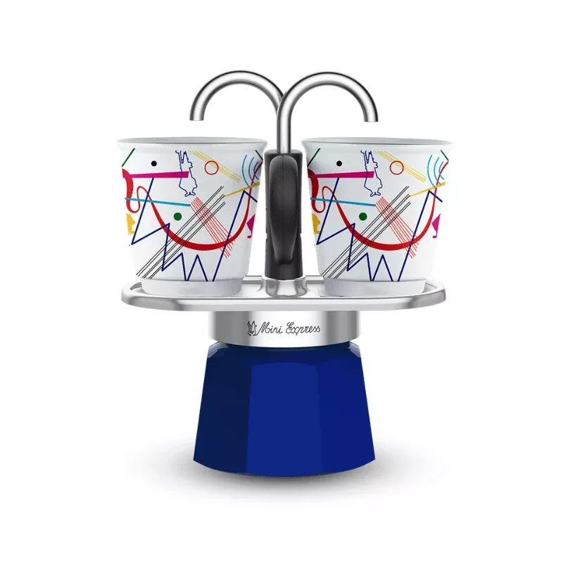 Bialetti Kandinsky 2-Cup Mini Espresso Maker