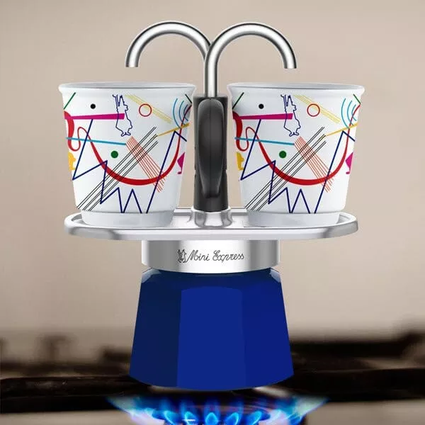 Bialetti Set Mini Express Kandinsky & 2 Bicchierini