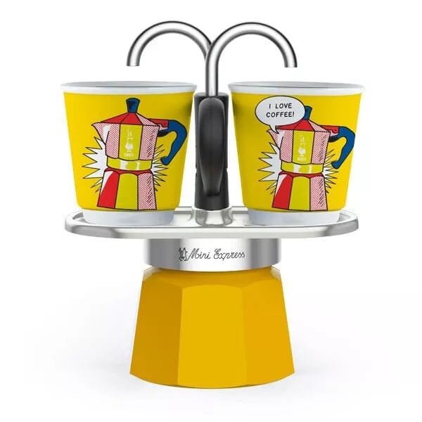 Bialetti Set Mini Express Lightenstein & 2 Bicchierini