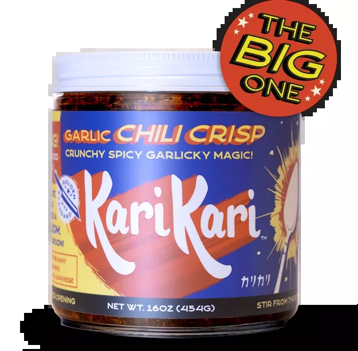 Big KariKari Garlic Chili Crisp (16 oz jar)