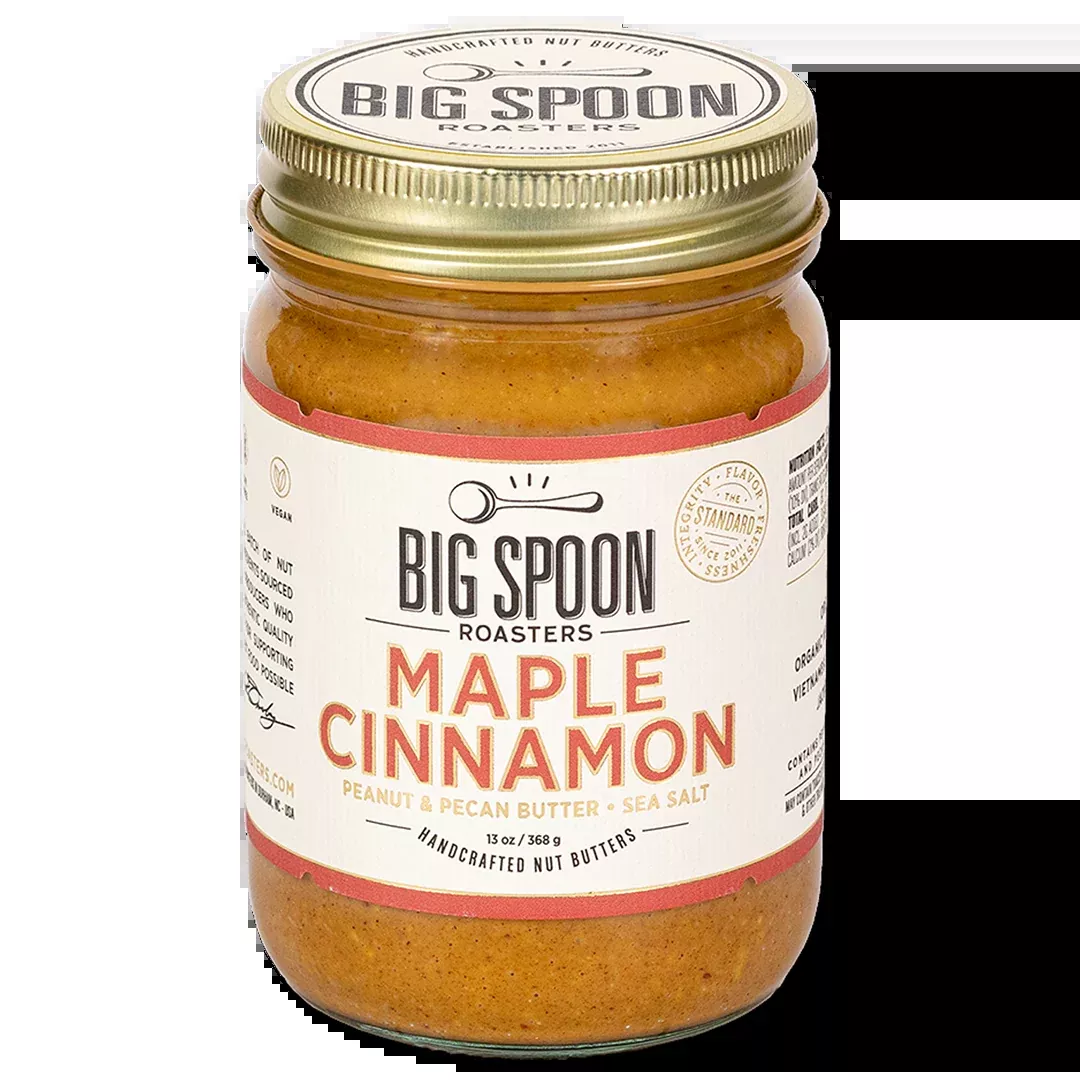Big Spoon Roasters - Maple Cinnamon Peanut & Pecan Butter: 13oz Jar