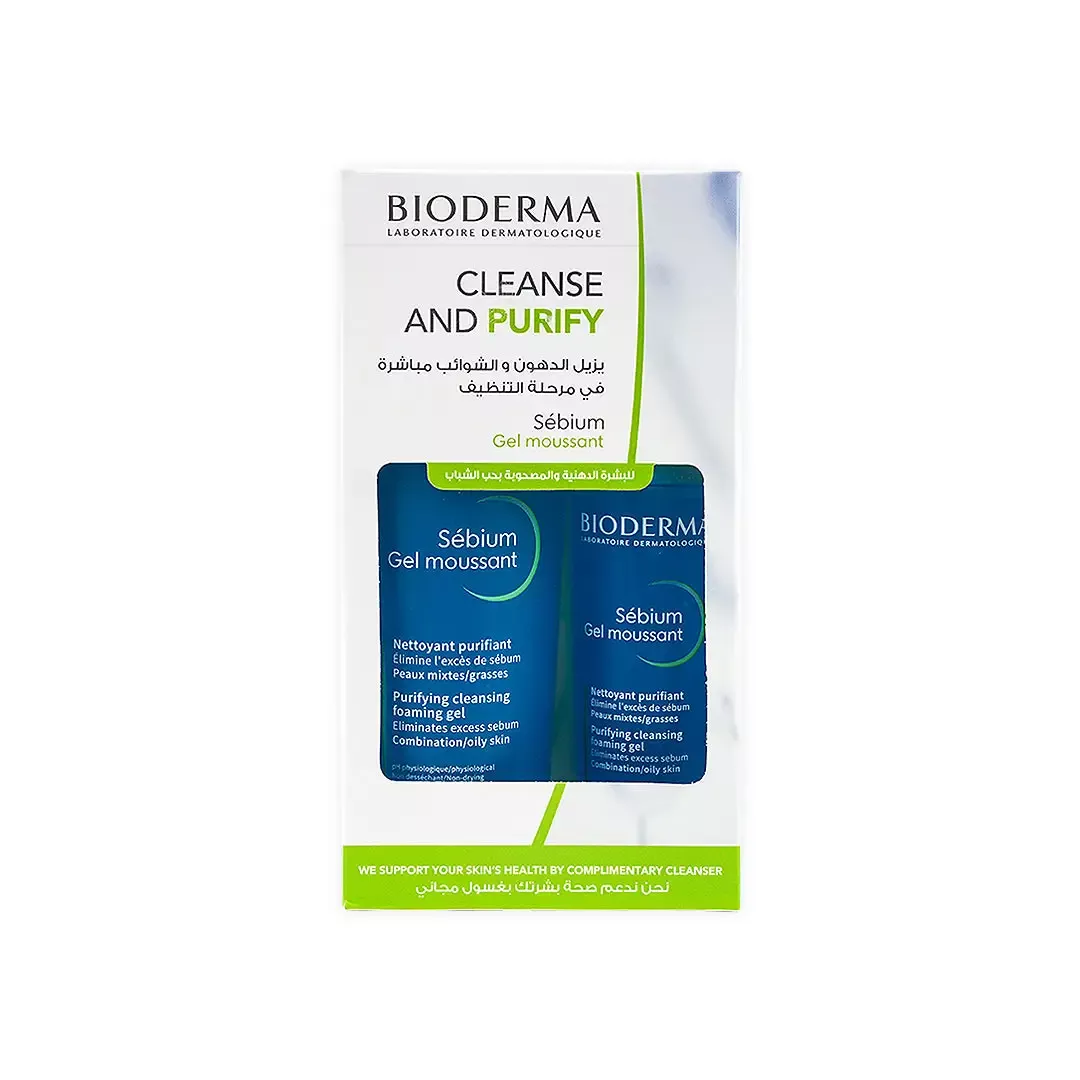 Bioderma Sebium Foaming Gel (500Ml+200Ml)-Offer