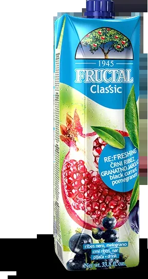 Black Currant Pomegranate Drink (Fructal) 1L