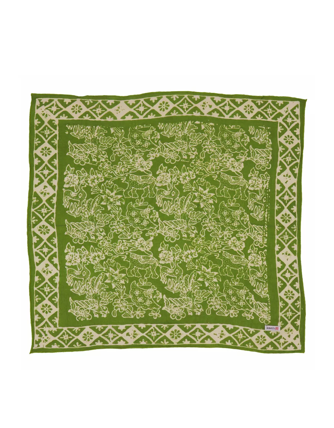 Blue Tendril Batik Bandana