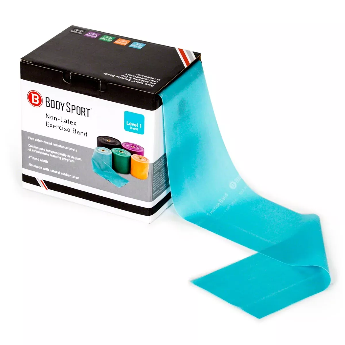 Body Sport Bulk-Packaged Exercise Bands