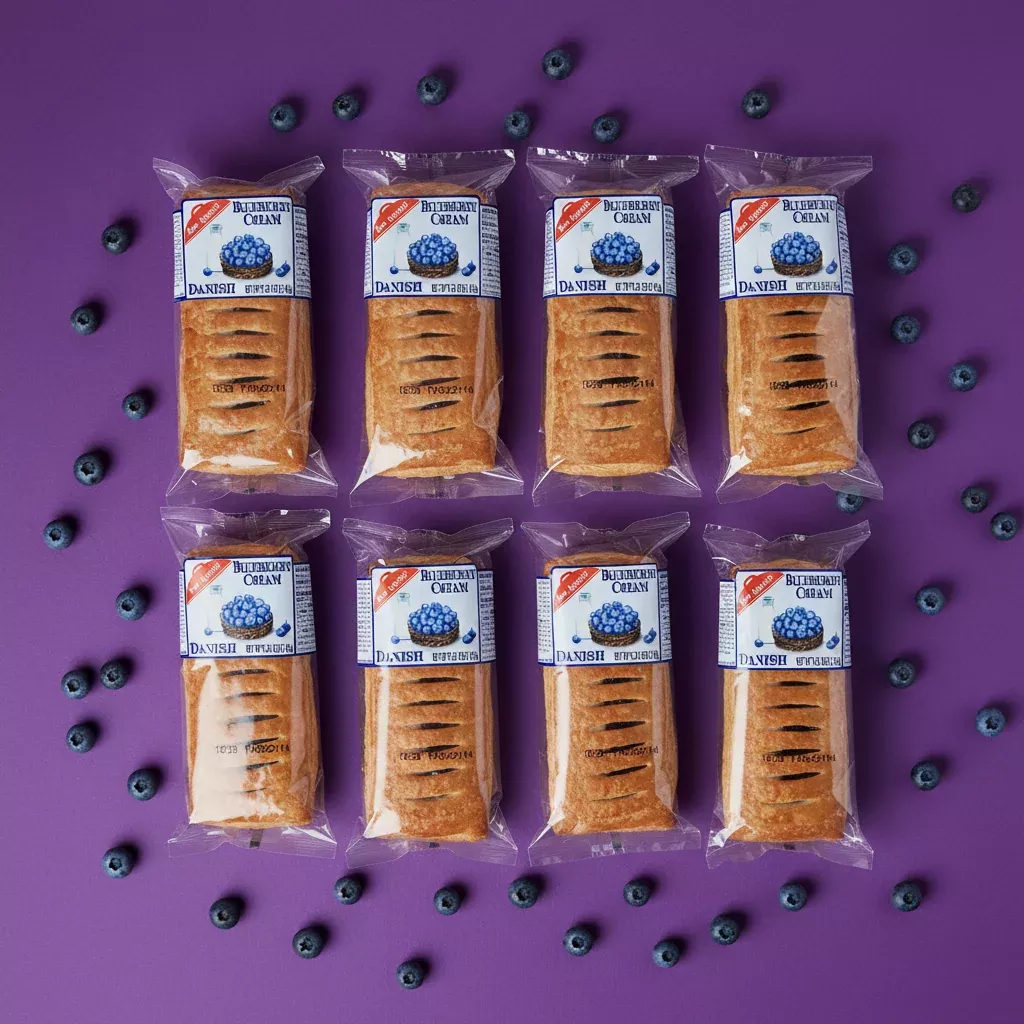 Bon Appétit Blueberry Cream Danish – Box of 8