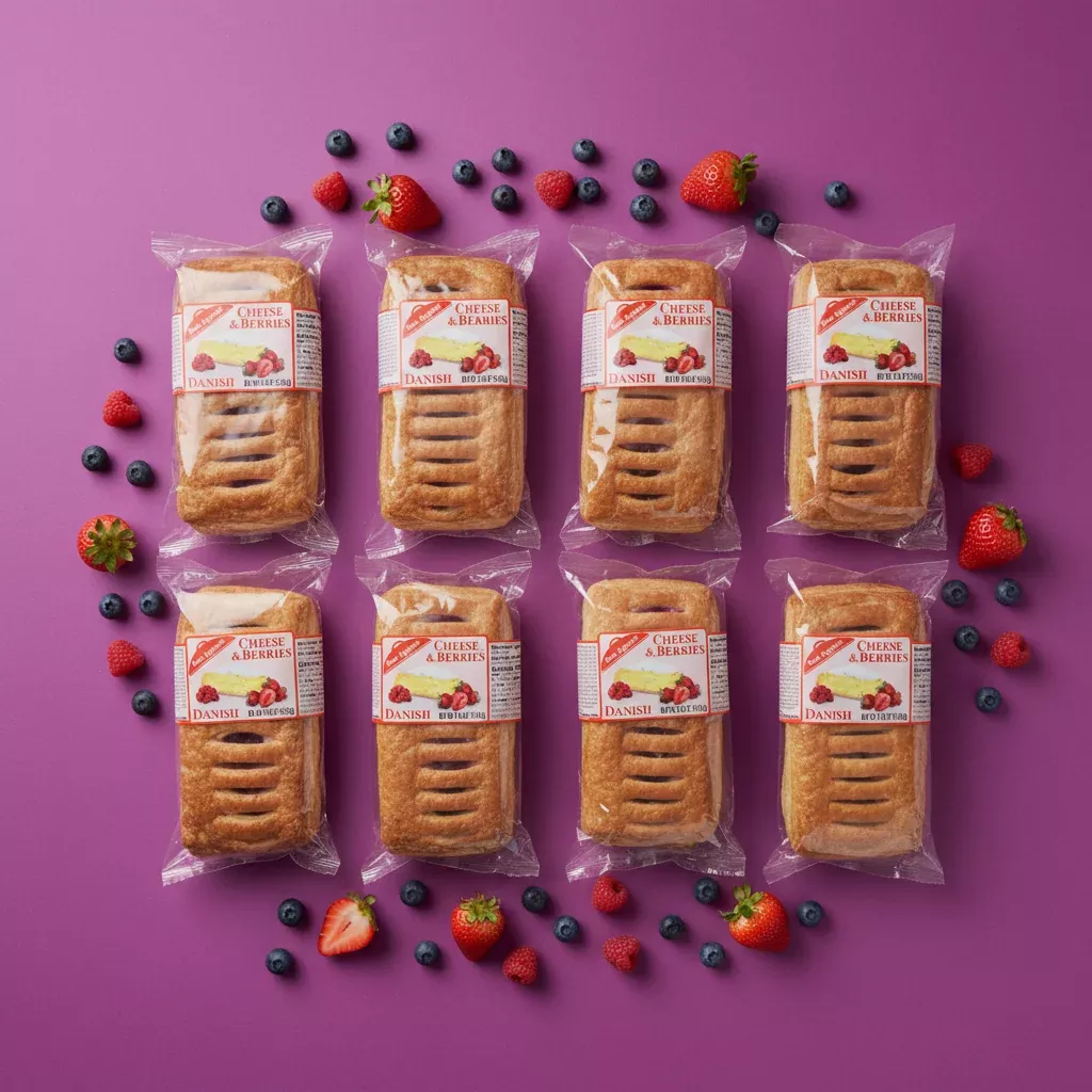 Bon Appétit Cheese & Berries Danish – Box of 8
