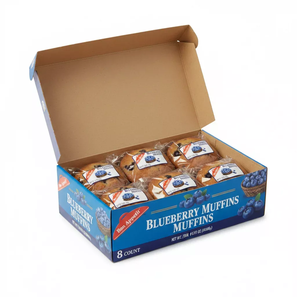 Bon Appetit Blueberry Muffin - Box of 8